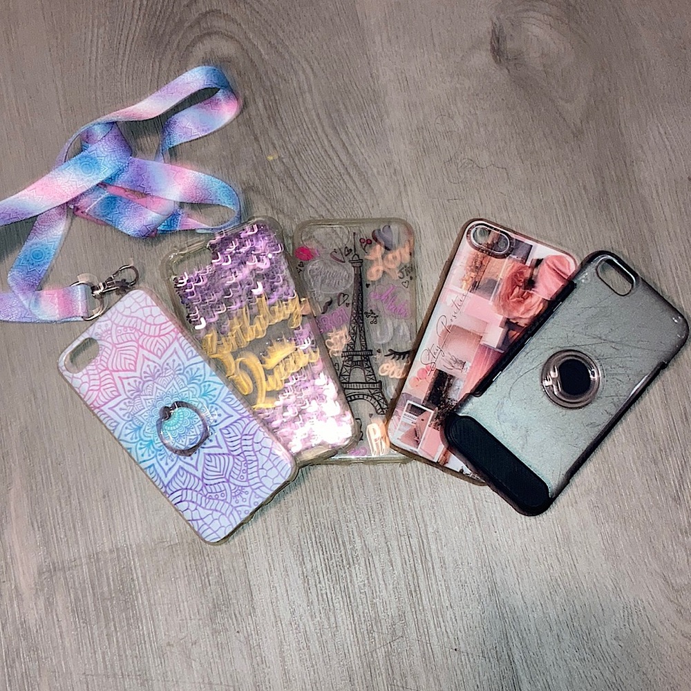 5 brand new iPhone case 6-7-8